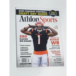 Athlon Sports 2025 Fantasy Football Draft Day Guide Magazine